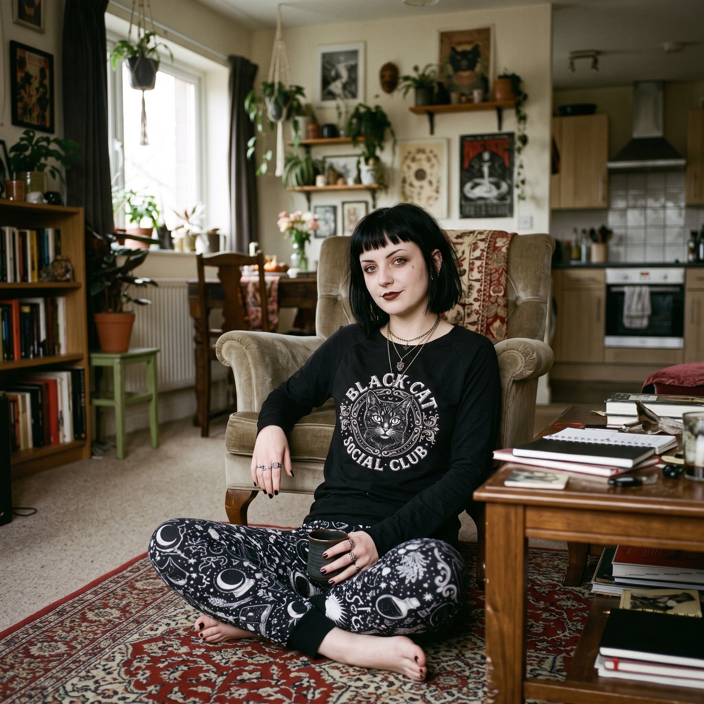 Black Cat Social Club | Raglan Sleep Pajamas