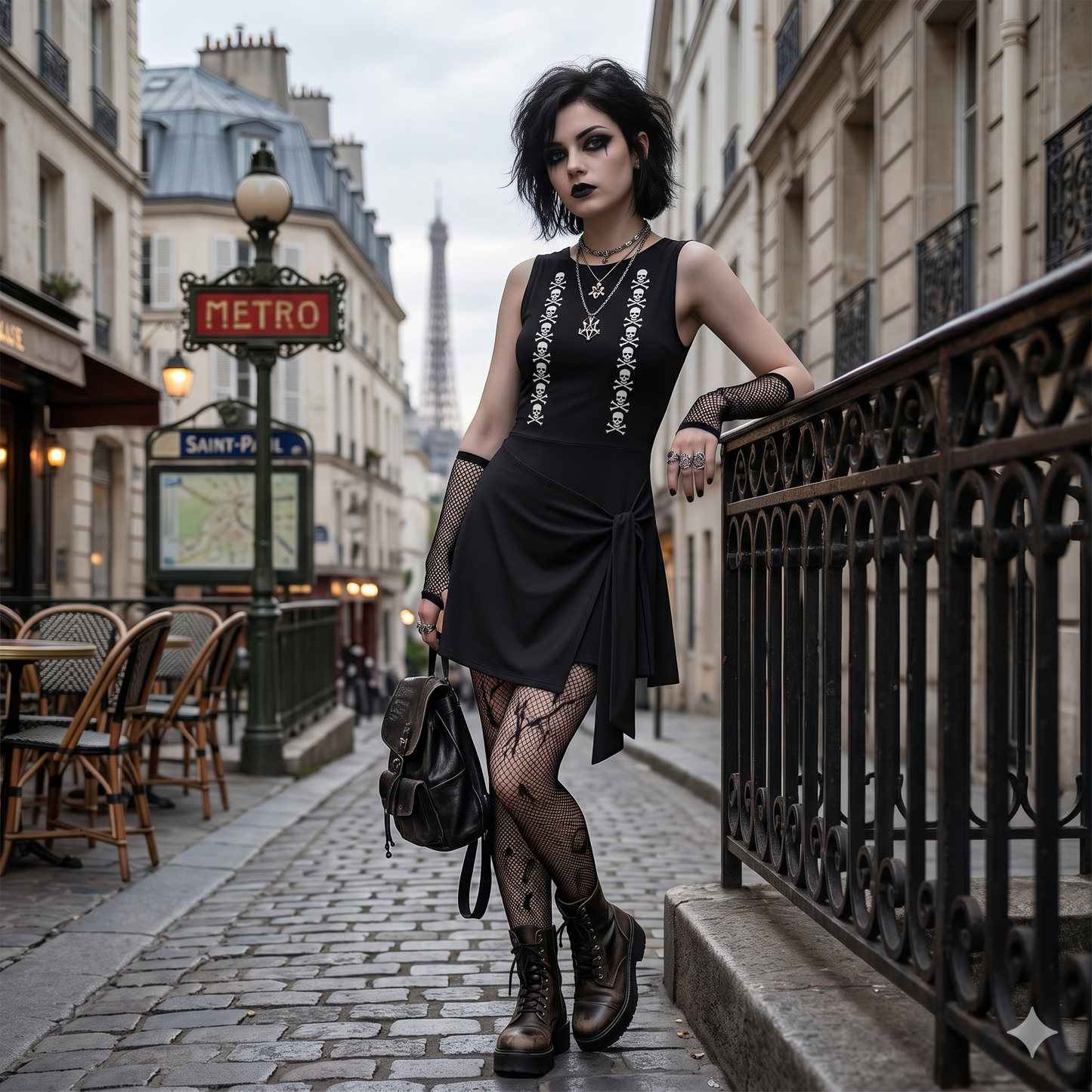 Black Dahlia A-Line Sleeveless Dress