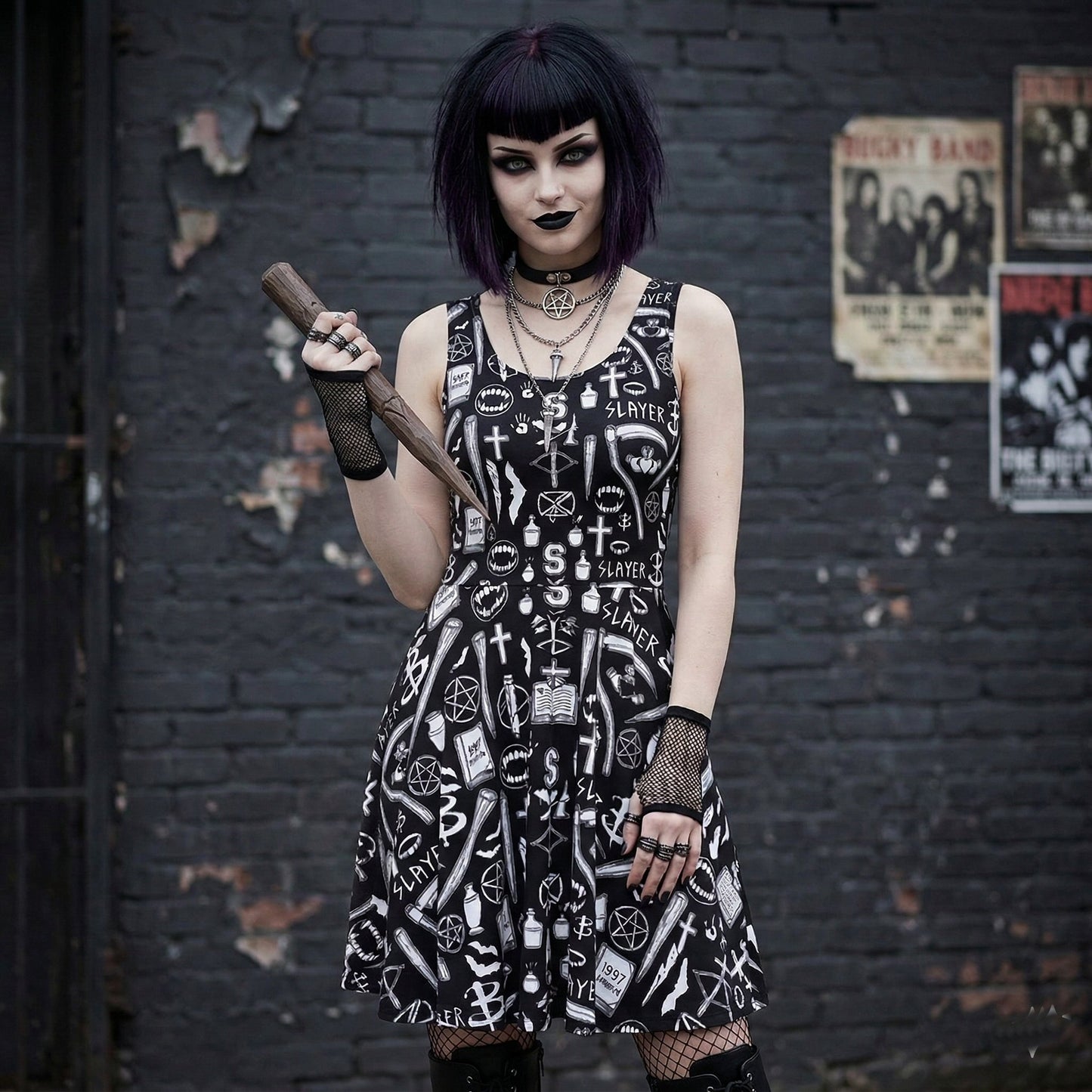 Vampire Slayer  Tank Vest Dress