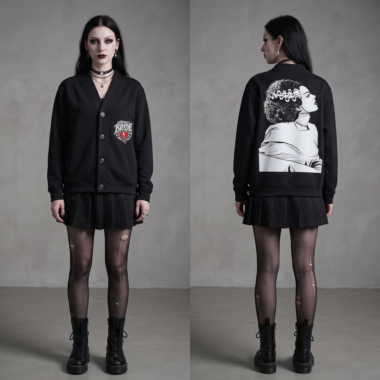 The Bride Essential Heavyweight Sweat Cardigan