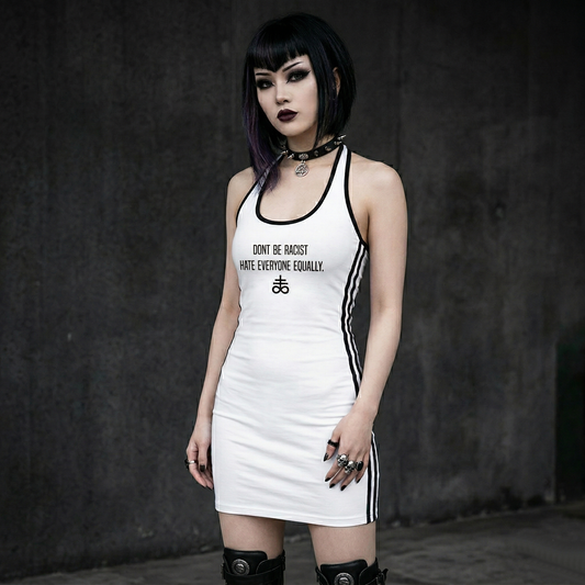 Equal Hate Binding Tight Halter Dress