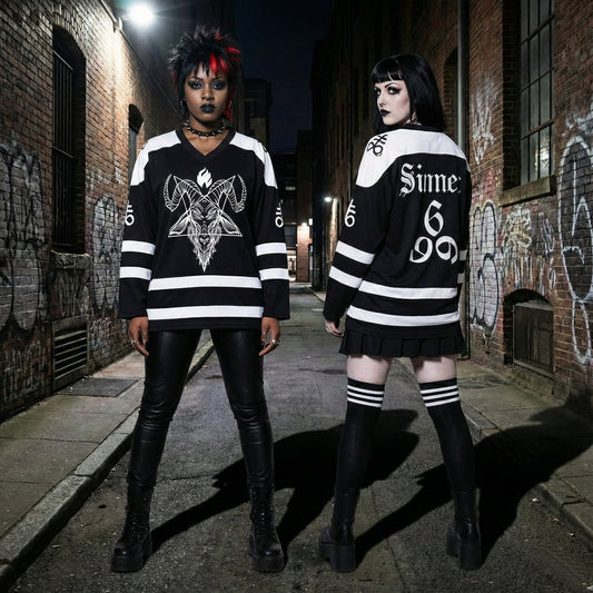 Sinner Unisex V-neck Hockey Jersey