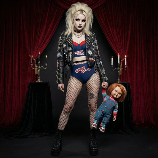 Wanna Play Pinup Vintage Swimsuit Set