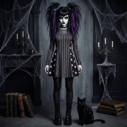 Nightmare X Pleated Dress