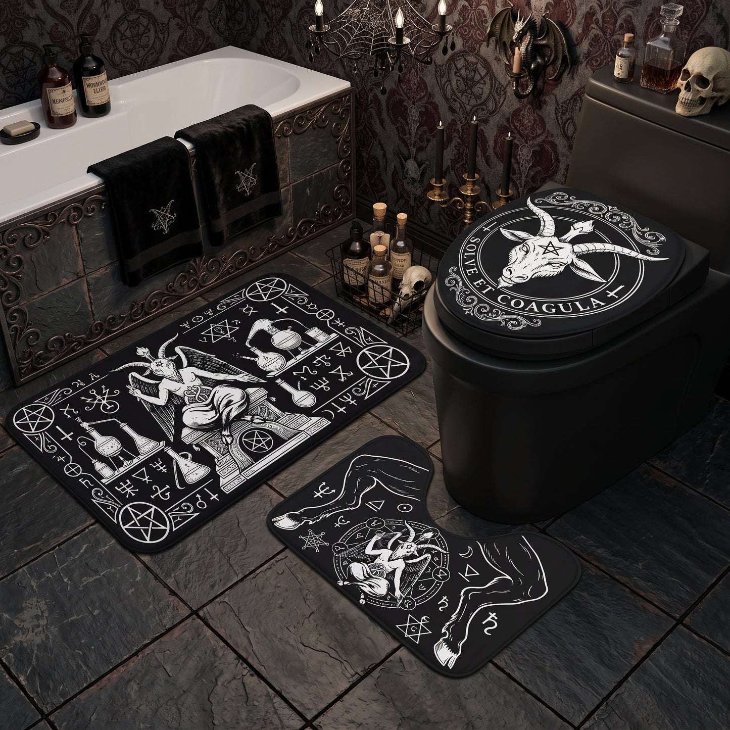 Solve et Coagula Bathroom Toilet Set