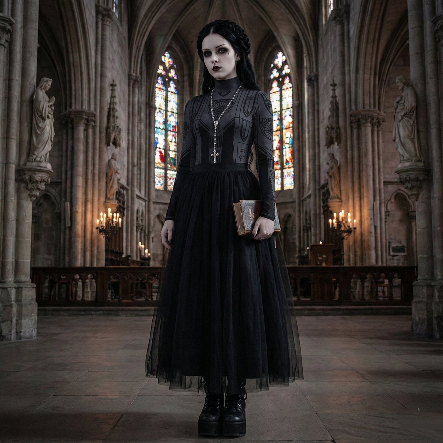 Immaculate Conception Long Sleeve Bodysuit