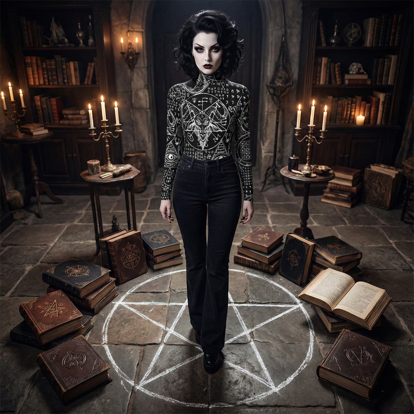 Dark Alchemy Long Sleeve Bodysuit