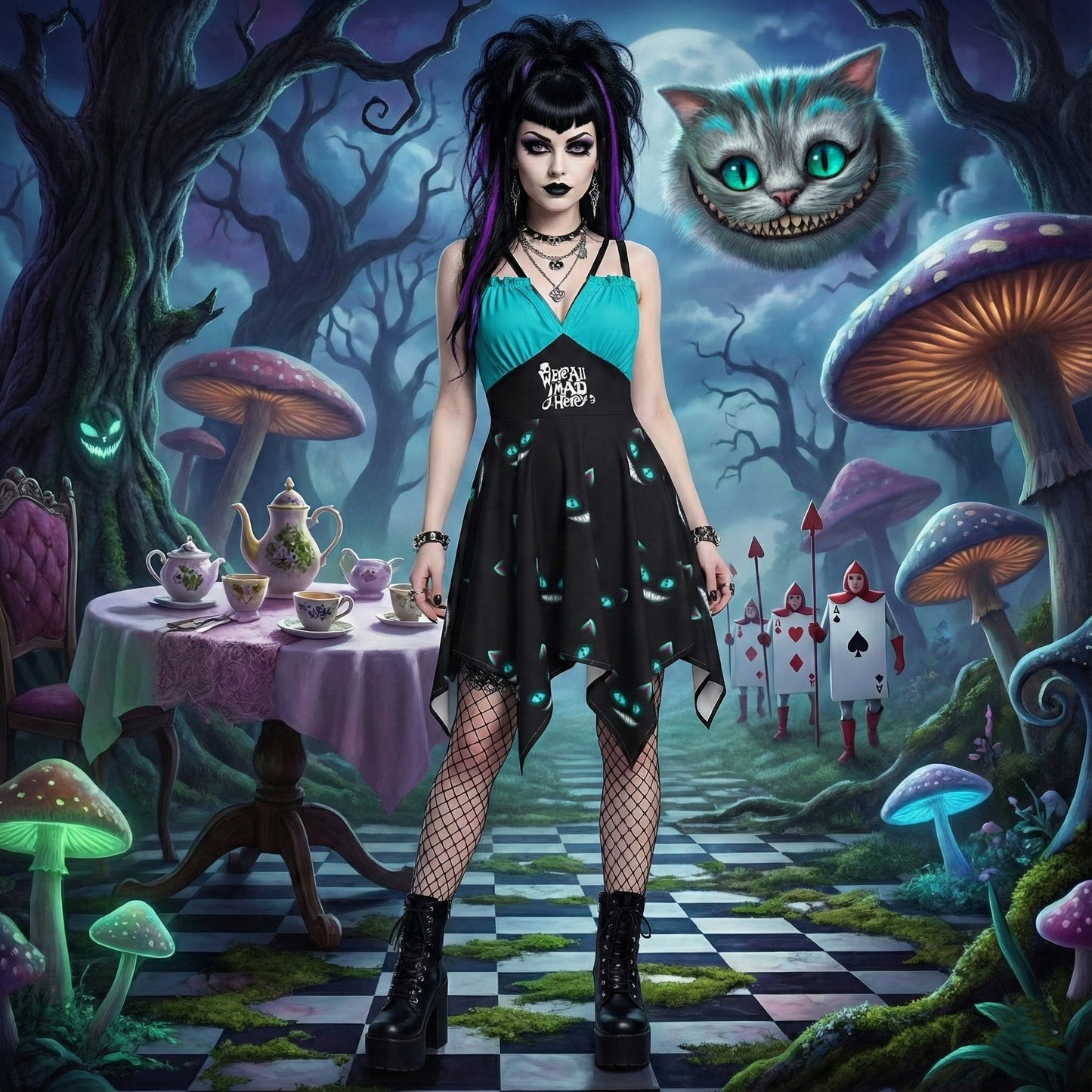 Madd Here v.2 Sleeveless Slip Dress