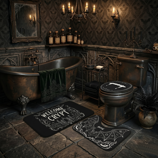 The Crypt Bathroom Toilet Set