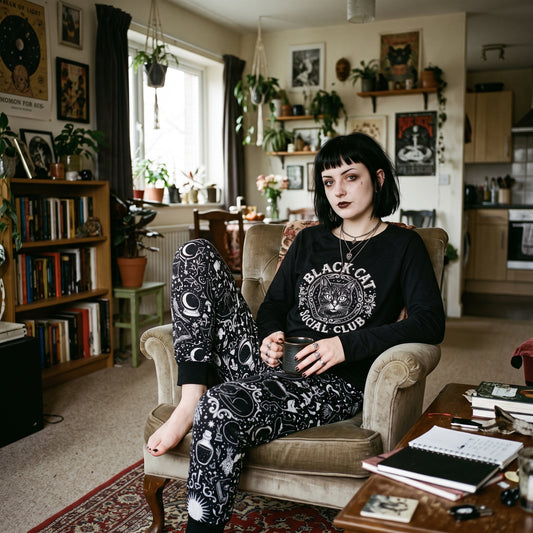Black Cat Social Club | Raglan Sleep Pajamas