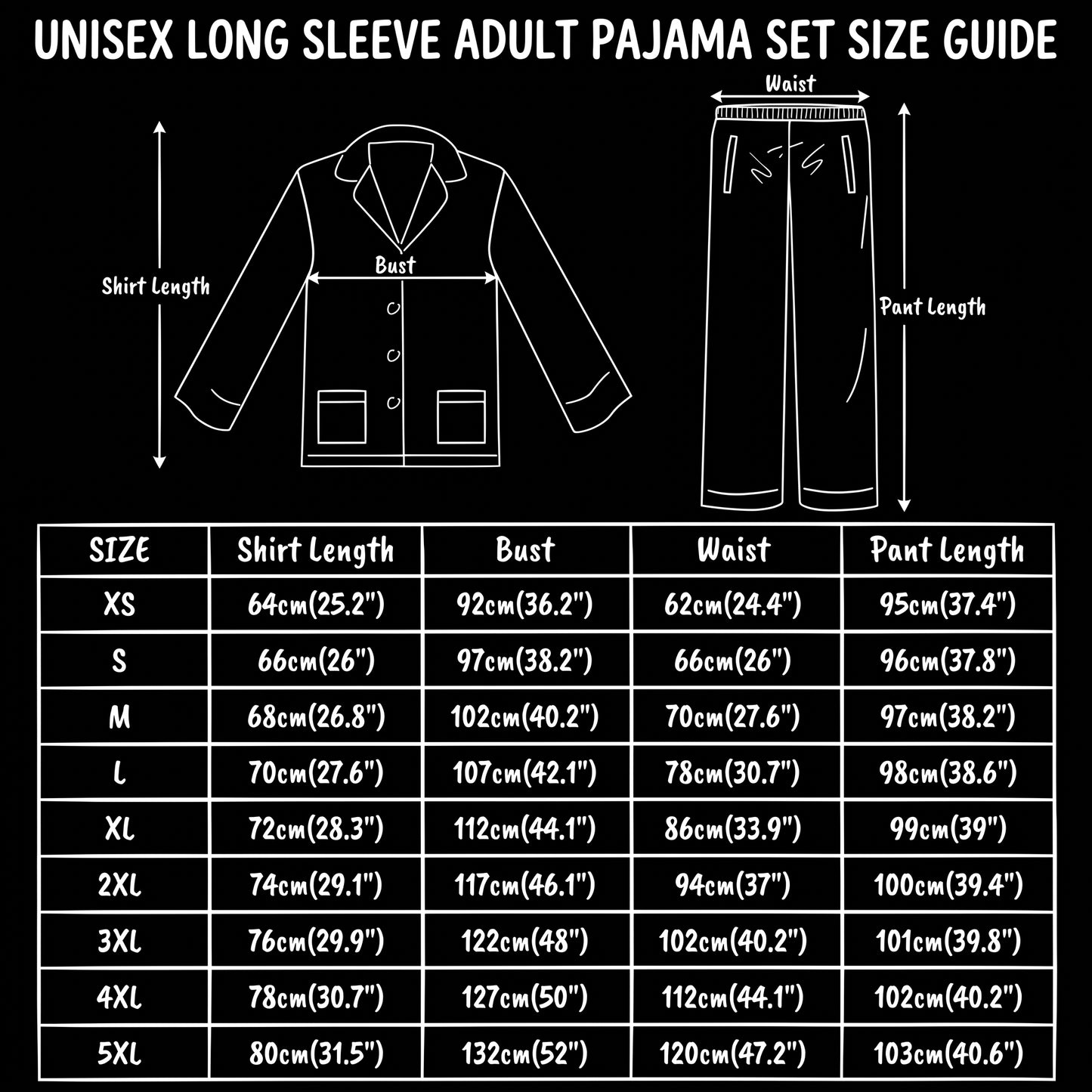 DarkO Inspired | Frank The Rabbit Unisex Long Sleeve Adult Nightwear Pajama Set