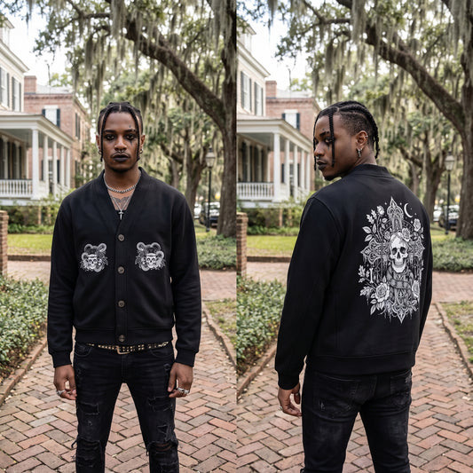 Southern Gothic Unisex Essential Heavyweight Sweat Cardigan