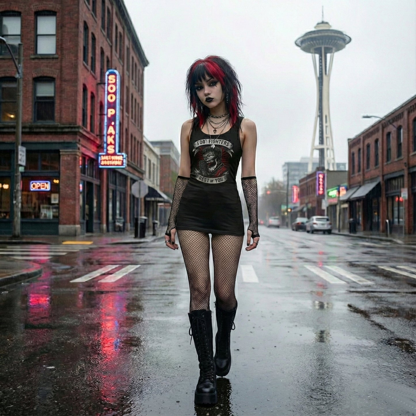 Foo Fighters Tank Bodysuit