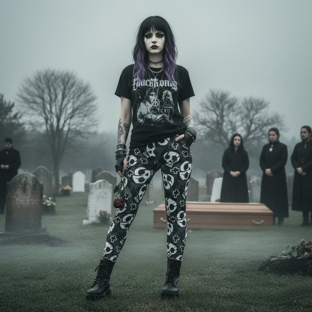 Christ is Dead High Waist Leggings