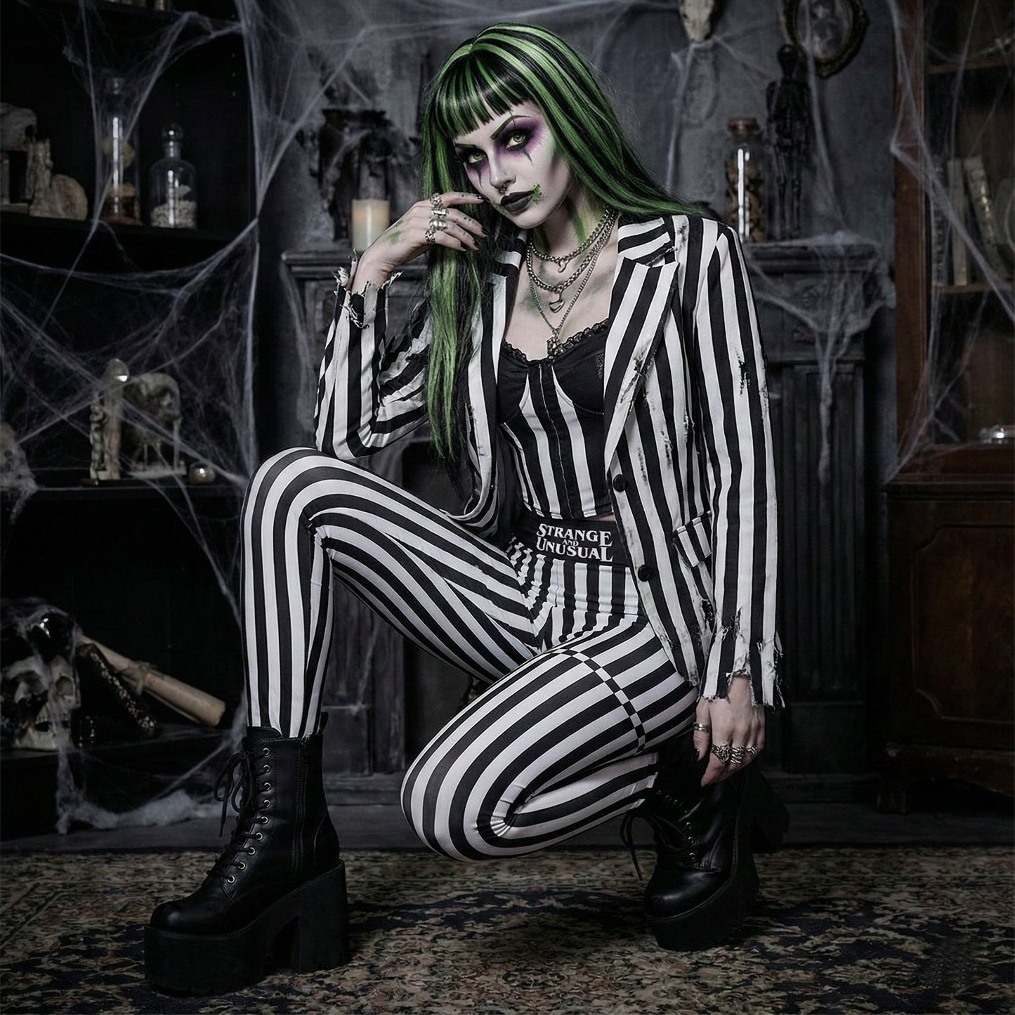 Strange & Unusual High Waist Leggings