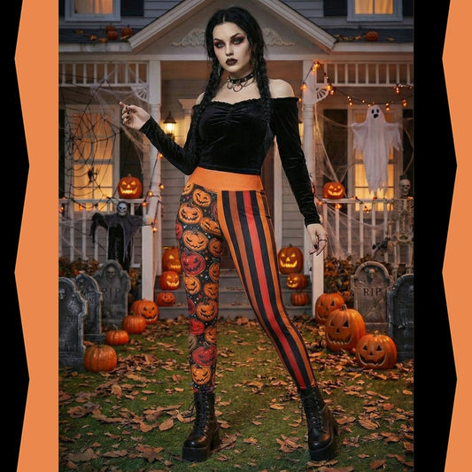 Pumpkin' Queen  High Waist Leggings
