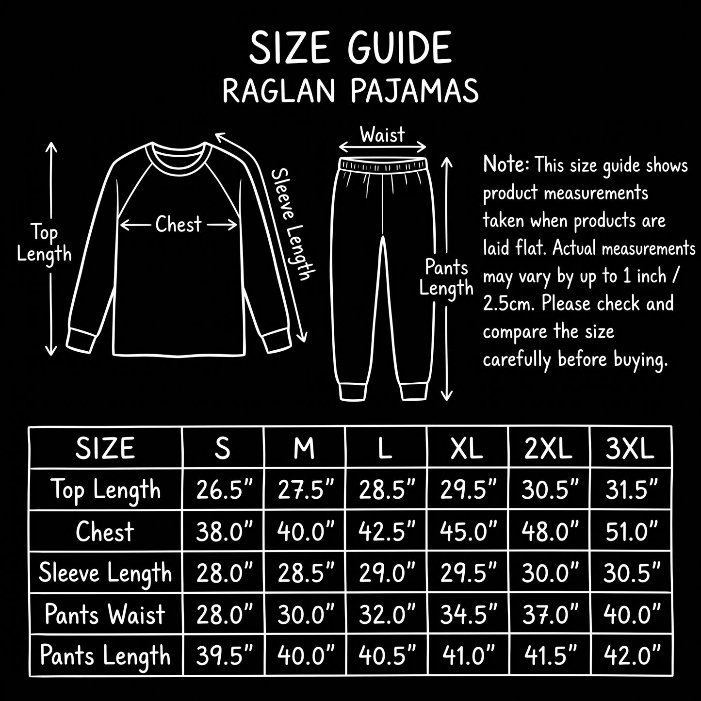 Dead Inside | Raglan Sleep Pajamas