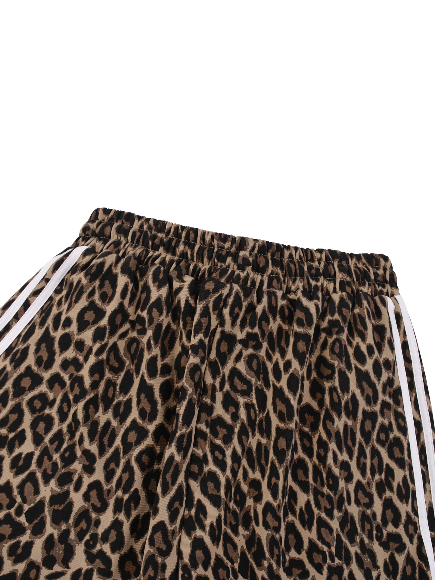 Hellkat Unisex Leopard Barrel Leg Sweatpants