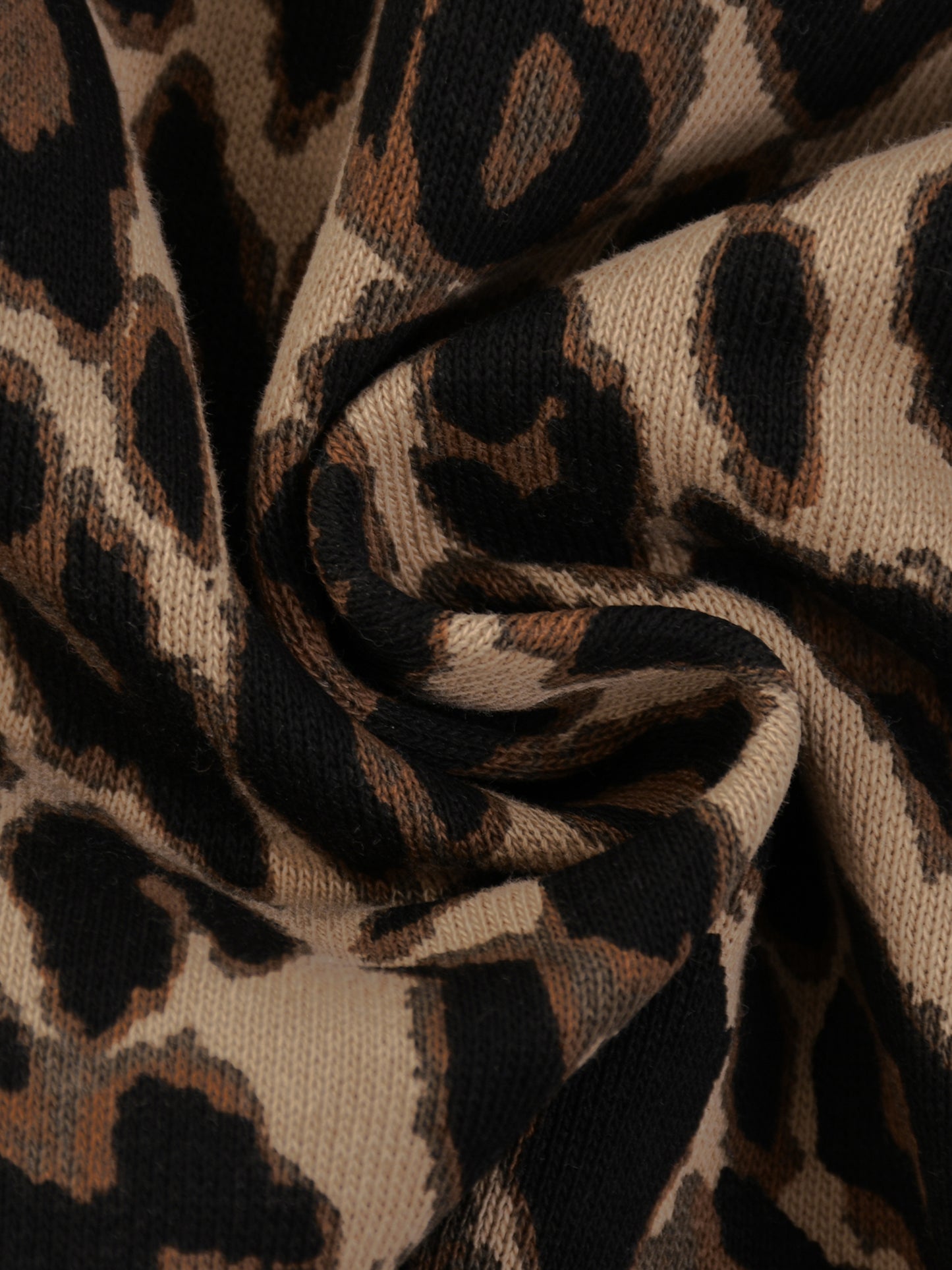 Hellkat Unisex Leopard Barrel Leg Sweatpants