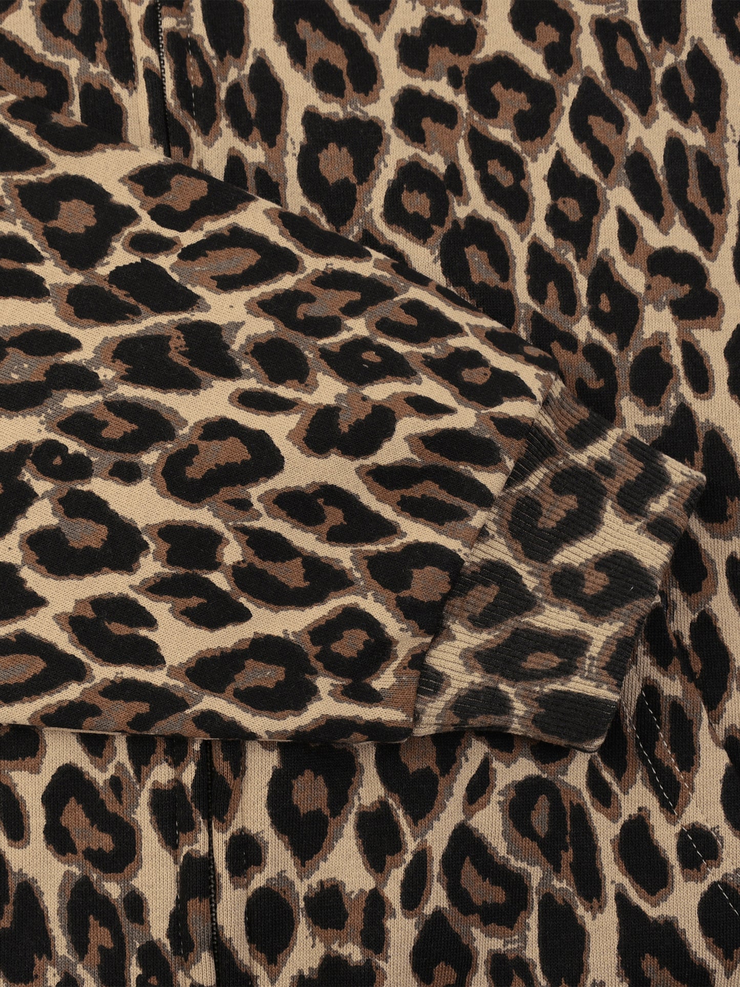 Hellkat Unisex Leopard Full Zip Hoodie
