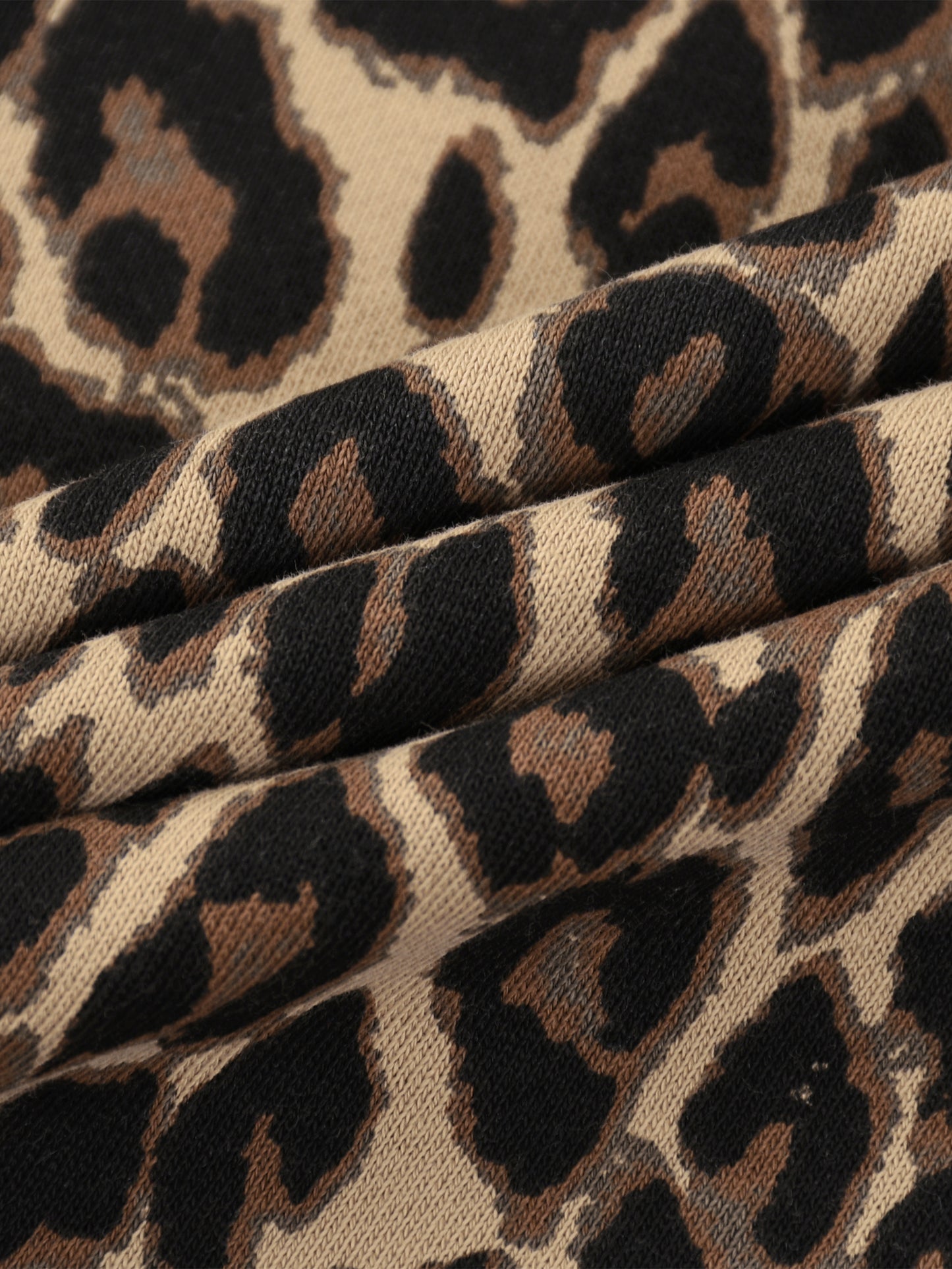 Hellkat Unisex Leopard Full Zip Hoodie