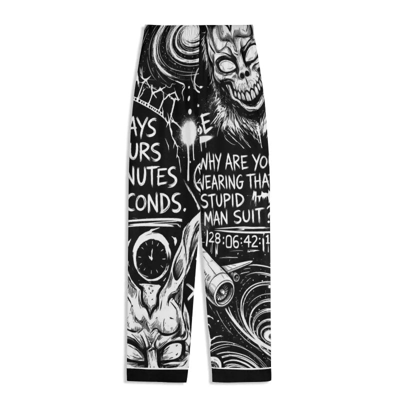 DarkO Inspired | Frank The Rabbit Unisex Long Sleeve Adult Nightwear Pajama Set