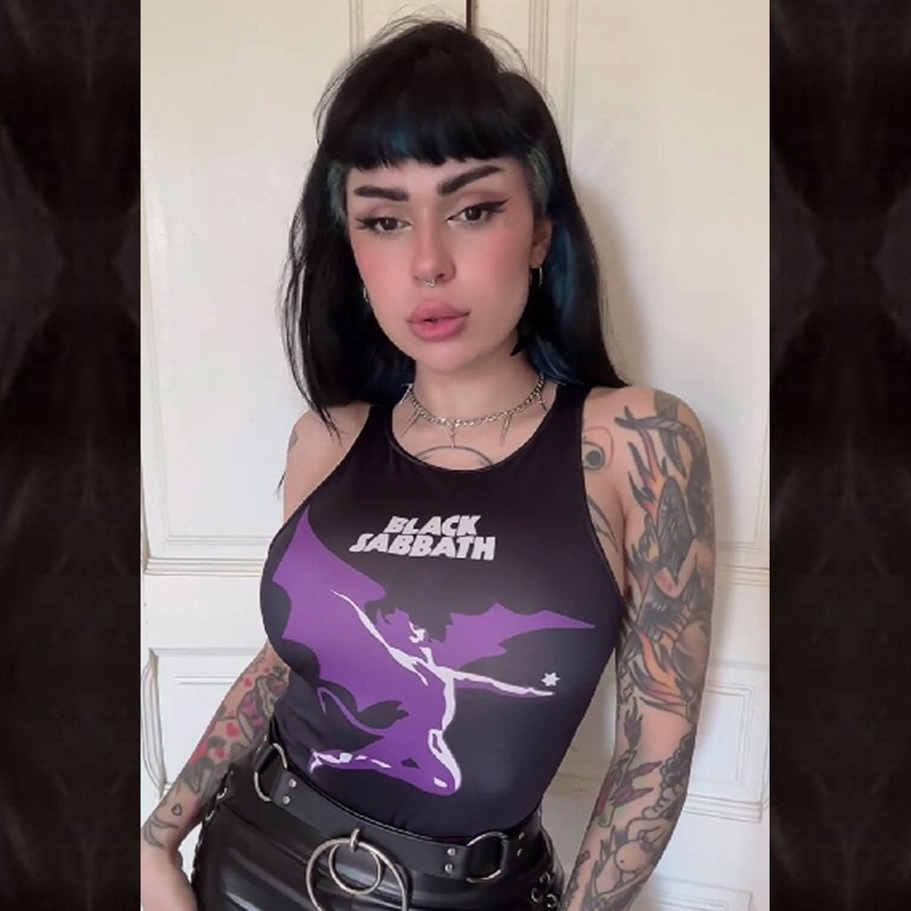 Black Sabbath Tank Bodysuit