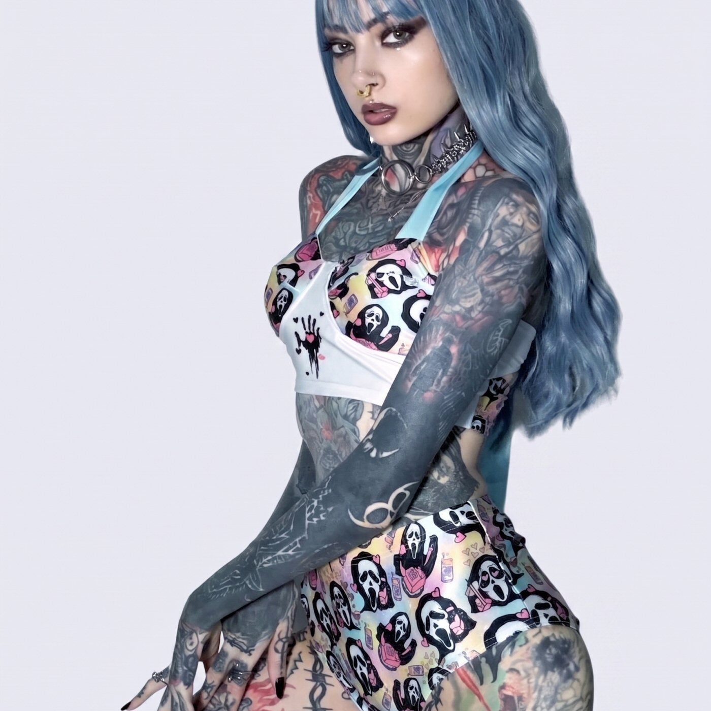 Call Me Pinup Vintage Swimsuit Set