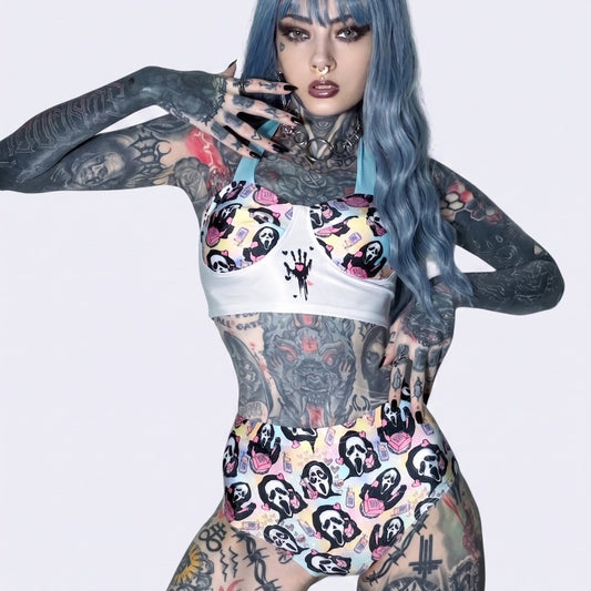 Call Me Pinup Vintage Swimsuit Set