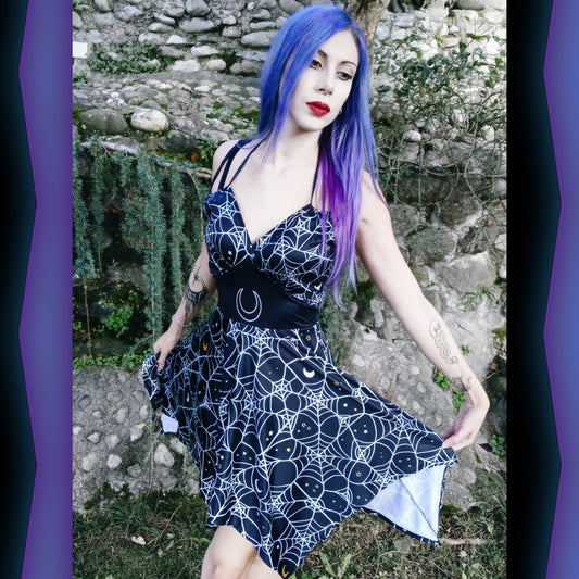 Cosmic Web Sleeveless Dress