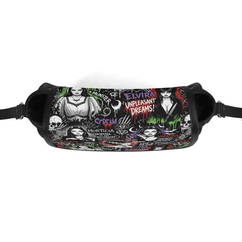 Gothick Queens | Horror Queens | Top-grain Leather Saddle Bag