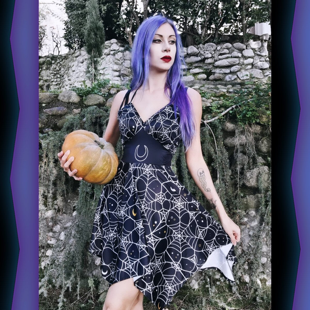 Cosmic Web Sleeveless Dress