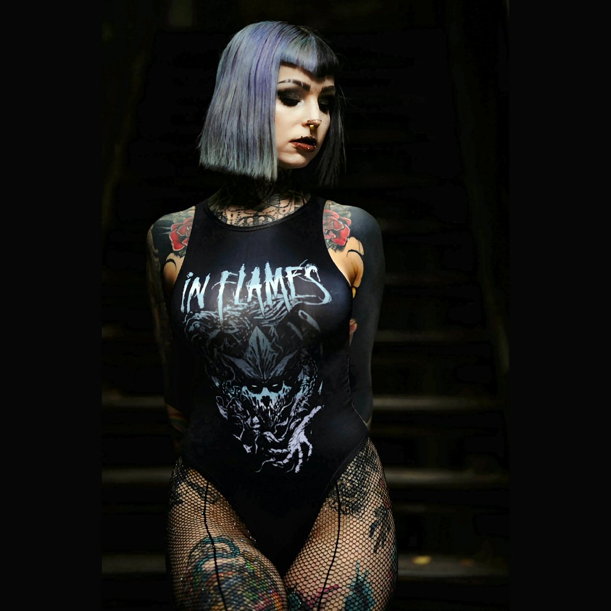 In Flames Tank Bodysuit