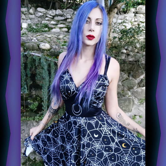 Cosmic Web Sleeveless Dress