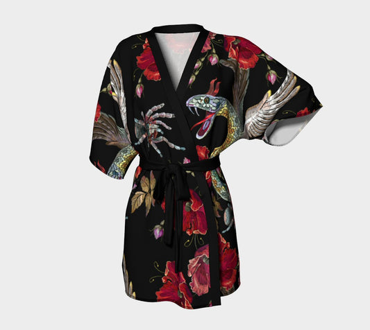 Serpent Rising Kimono Robe