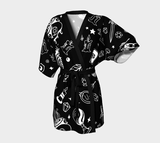 Black Magick Kimono Robe