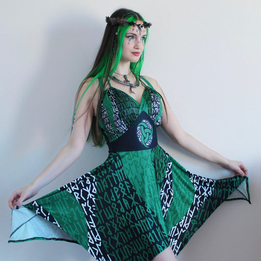 Valkyrie Norse Pagan Sleeveless Dress