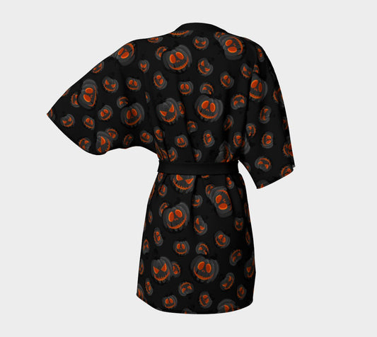Pumpkin King v.1 Kimono Robe