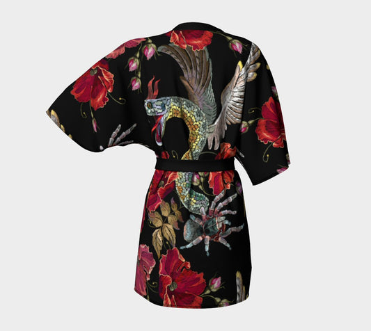 Serpent Rising Kimono Robe
