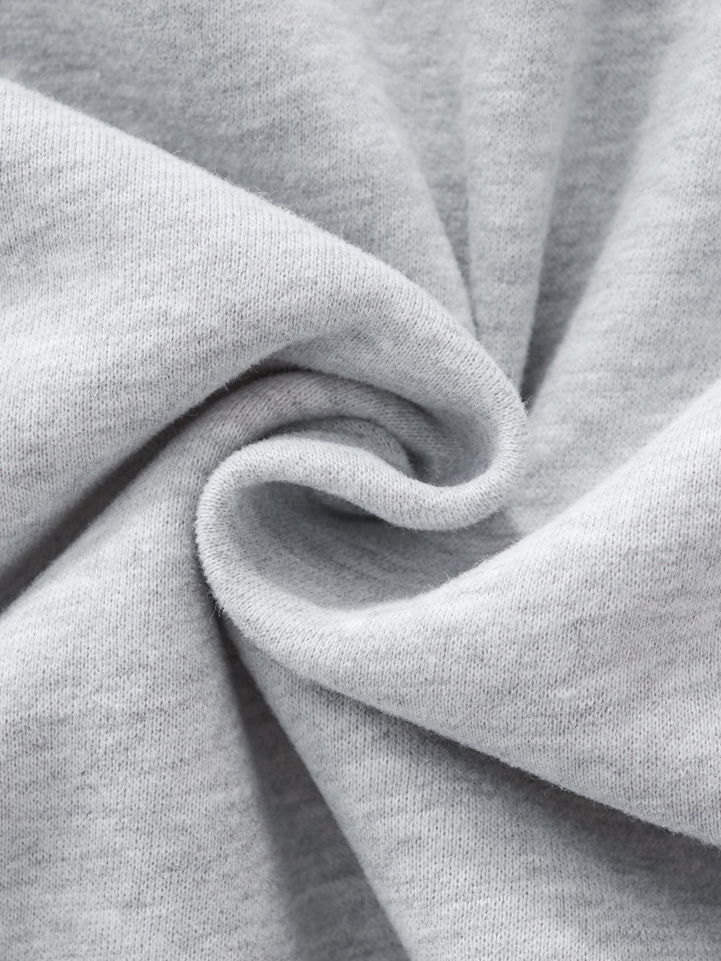 KovenKhaos Contrast-Stitched Boxy Fleece Zip Hoodie (Gray)