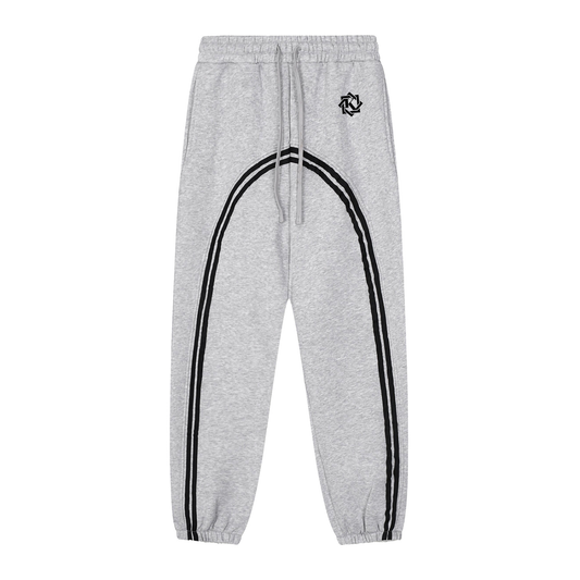 KovenKhaos Legion Sun Fade Contrast Tape Fleece Jogged Sweatpants