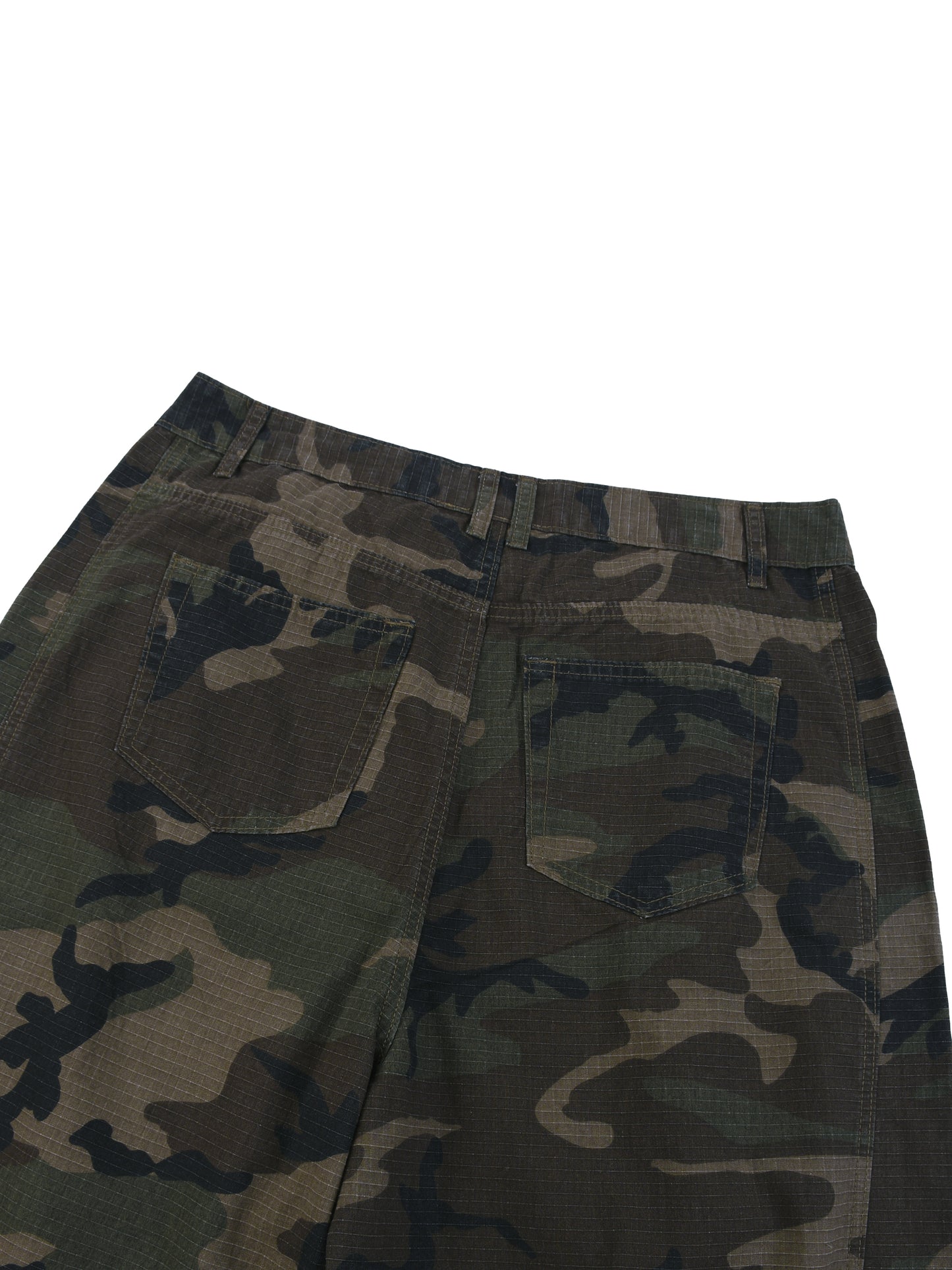 KovenKhaos Goat Men’s Camo Barrel Leg Cargo Pants