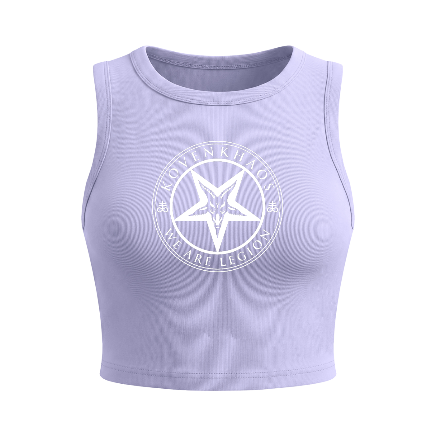 KovenKhaos Tight Crewneck Crop Tank Top