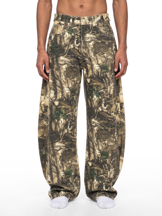 Southern Gothic Men's Tree Camo Barrel Leg Pants