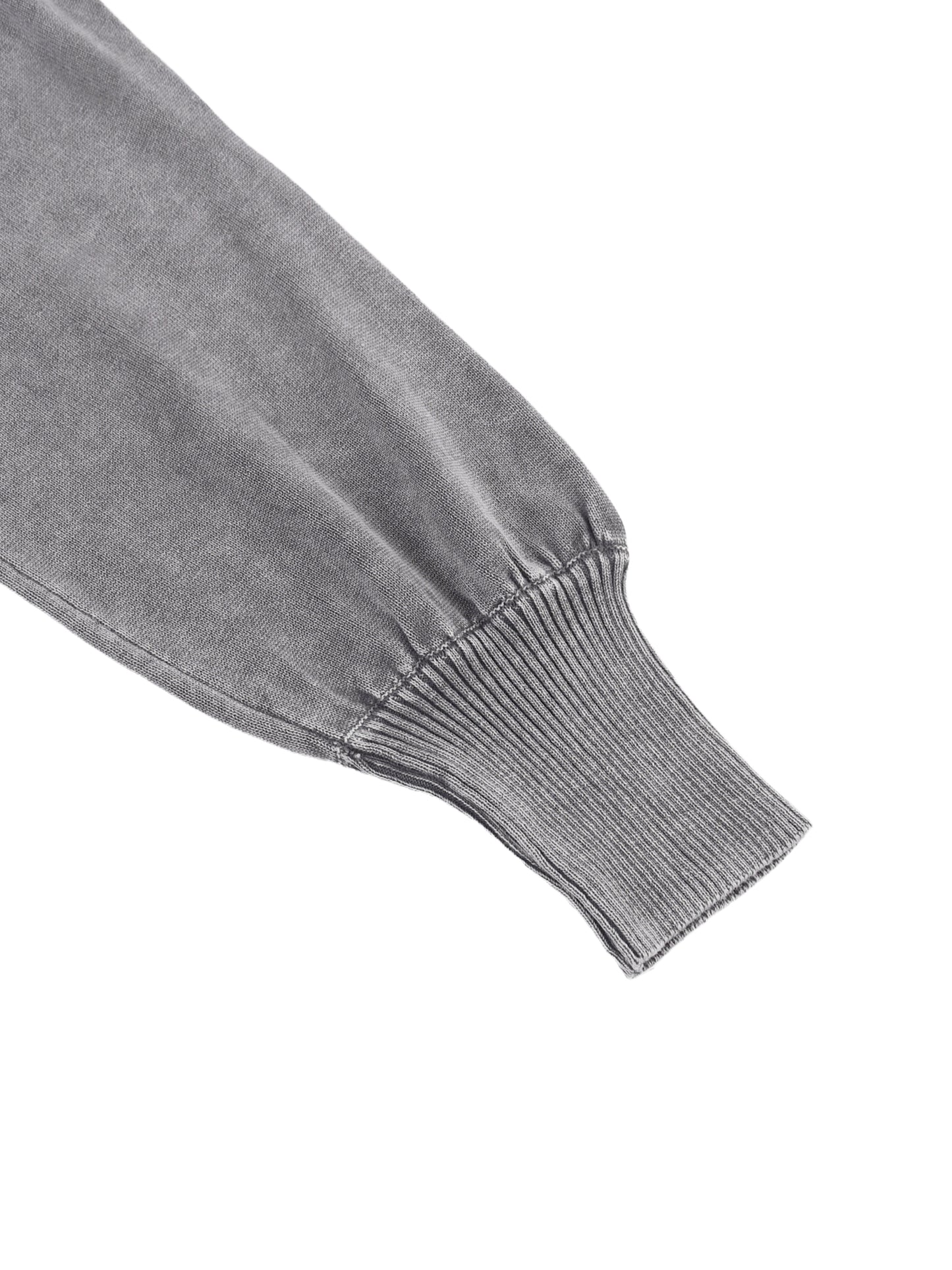 Widow Mineral Wash Balloon Sleeve Cropped Sweater