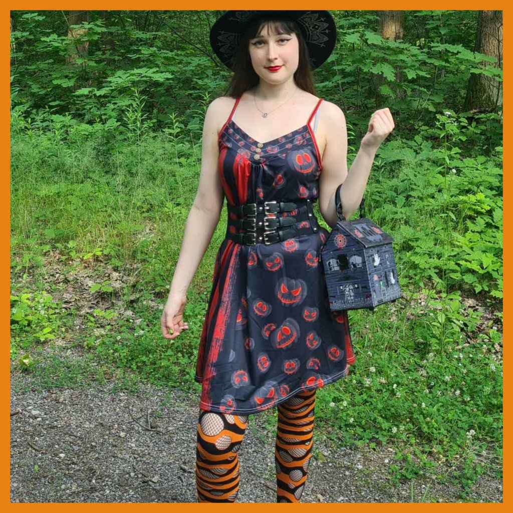 Pumpkin Queen Sleeveless Cami Dress