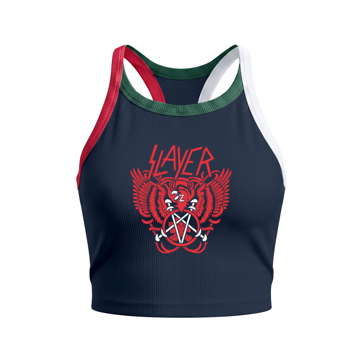 Slayer Color Block Tank Top