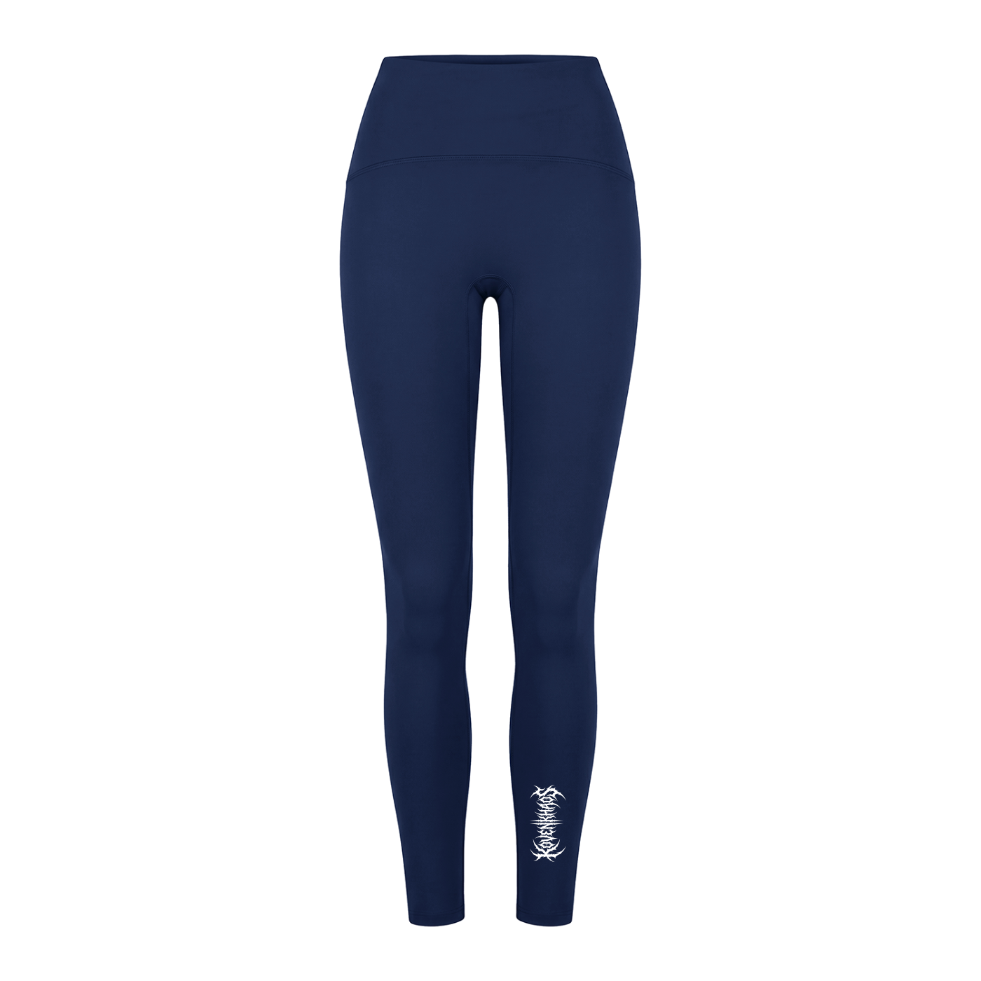 Neo-Noir High-Waisted Ankle Length Yoga Leggings