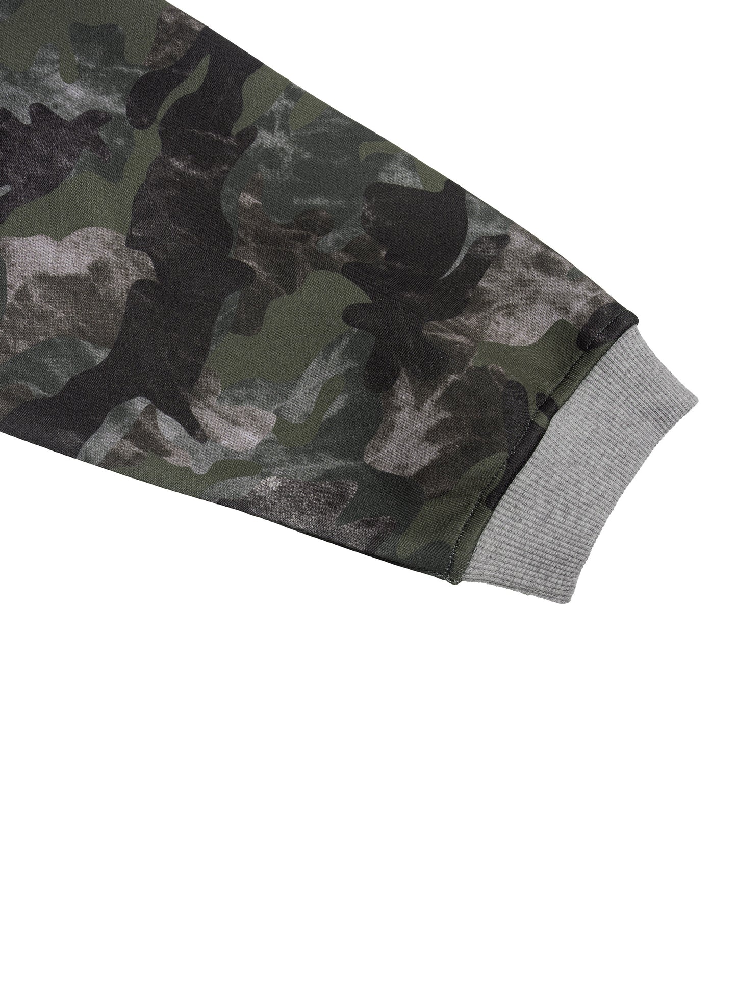 Hell is Empty Unisex Camo Full Zip Boxy Hoodie