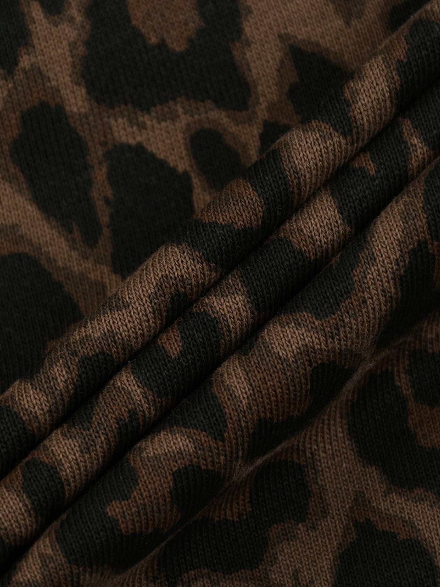 Hellkat Unisex Heavyweight Leopard Drawstring Shorts